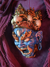 Cargar imagen en el visor de la galería, Máscara Mahakala Azul