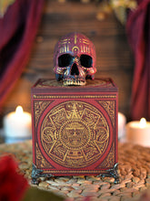 Cargar imagen en el visor de la galería, Caja Calavera Azteca