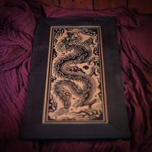Cargar imagen en el visor de la galería, Cuadro Dragón Chino en madera
