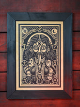 Cargar imagen en el visor de la galería, Cuadro Diosa Kali en madera