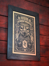 Cargar imagen en el visor de la galería, Cuadro Mahakala Anahata en madera