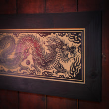 Cargar imagen en el visor de la galería, Cuadro Dragón Chino en madera
